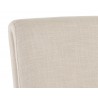 Sunpan Cascata Dining Chair In Effie Linen - Seat Back