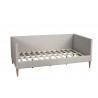 Alpine Furniture Britney Day Bed in Light Grey Linen - Frame Only