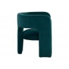 Sunpan Isidore Lounge Chair Teal Side