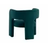 Sunpan Isidore Lounge Chair Teal Back - Sunpan Isidore Lounge Chair Teal Back