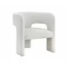 Sunpan Isidore Lounge Chair White - Sunpan Isidore Lounge Chair White