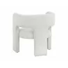 Sunpan Isidore Lounge Chair White Back - Sunpan Isidore Lounge Chair White Back