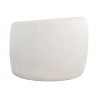 Sunpan Mircea Lounge Chair, Ivory - Back Side Angle