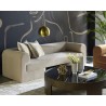 Sunpan Ionic Sofa in Meg Taupe - Lifestyle