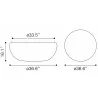 Zuo Modern Larache Coffee Table Gold - Dimensions Sheet - Zuo Modern Larache Coffee Table Gold - Dimensions Sheet