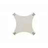 Sunpan Danbury Dining Table Base - Modern Cream - Base Bottom View - Sunpan Danbury Dining Table Base - Modern Cream - Base Bottom View