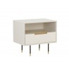  Sunpan Danbury Nightstand in Modern Cream - Angled