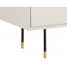  Sunpan Danbury Nightstand in Modern Cream - Leg Close-up