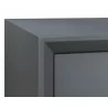 Sunpan Danbury Media Console And Cabinet In Slate Navy - Edge Close-up - Sunpan Danbury Media Console And Cabinet In Slate Navy - Edge Close-up