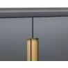 Sunpan Danbury Media Console And Cabinet In Slate Navy - Drawer Close-up - Sunpan Danbury Media Console And Cabinet In Slate Navy - Drawer Close-up