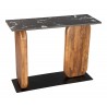 Zuo Modern Pemba Console Table in Multicolor - Angled