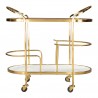 Zuo Modern Antalya Bar Cart Multicolor - Front View