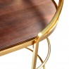Zuo Modern Antalya Bar Cart Multicolor - Top Frame Close-up