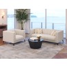 Zuo Modern Punta Cana Sofa Leonardo in Snow - Lifestyle