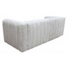 Zuo Modern Puerto Plata Sofa Dason in Snow - Back Angled