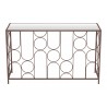Zuo Modern Convale Console Table in Bronze - Front