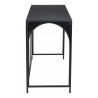 Zuo Modern Loriet Console Table in Black - Side - Zuo Modern Loriet Console Table in Black - Side