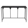 Zuo Modern Loriet Console Table in Black - Front - Zuo Modern Loriet Console Table in Black - Front