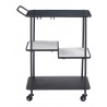 Zuo Modern Constanza Bar Cart in Black - Front