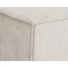 Sunpan Calista Ottoman In Navarro Stone - Edge Close-up - Sunpan Calista Ottoman In Navarro Stone - Edge Close-up