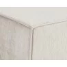 Sunpan Calista Ottoman In Navarro Stone - Edge Close-up - Sunpan Calista Ottoman In Navarro Stone - Edge Close-up