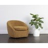 Sunpan Bliss Swivel Lounge Chair in Treasure Gold - Lifestyle