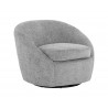 Sunpan Bliss Swivel Lounge Chair in Husky Grey - Angled