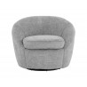 Sunpan Bliss Swivel Lounge Chair in Husky Grey - Front
