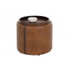 Sunpan Borelli Storage Ottoman - Tobacco Tan / Autumn Chestnut 3