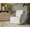 Sunpan Tasia Swivel Lounge Chair Merino Cotton 1
