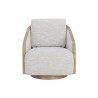 Sunpan Tasia Swivel Lounge Chair Merino Cotton 2