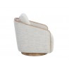 Sunpan Tasia Swivel Lounge Chair Merino Cotton 3