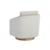 Sunpan Tasia Swivel Lounge Chair Merino Cotton back
