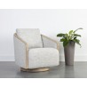 Sunpan Tasia Swivel Lounge Chair Merino Cotton