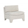 Sunpan Dallin Lounge Chair In Boho Oatmeal - Angled