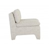 Sunpan Dallin Lounge Chair In Boho Oatmeal - Side Angle