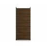 Manhattan Comfort Mulberry Open 3 Sectional Modern Wardrobe Corner Closet with 4 Drawers in Brown - Manhattan Comfort Mulberry Open 3 Sectional Modern Wardrobe Corner Closet with 4 Drawers in Brown