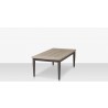 Source Furniture Danish Aluminum Rectangular Coffee Table  small 3