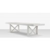 Source Furniture Contemporary Square X Style Dining Table Base Angle with Top