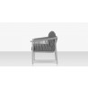 Source Furniture Vines Club Chair Silver