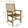 Wilshire Armchair- dimension - Wilshire Armchair- dimension