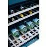TrueFlame 24" Outdoor Rated Dual Zone Wine Cooler - Inside Racks Full - TrueFlame 24" Outdoor Rated Dual Zone Wine Cooler - Inside Racks Full