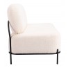 Zuo Modern Arendal Sofa Vanilla - Side