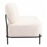 Zuo Modern Arendal Sofa Vanilla - Side - Zuo Modern Arendal Sofa Vanilla - Side