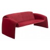 Zuo Modern Horten Sofa in Red - Angled