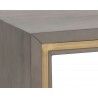 Sunpan Hilbert End Table - Edge Close-up - Sunpan Hilbert End Table - Edge Close-up