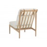 Sunpan Elanor Lounge Chair Back Altro White - Back Side Angle