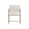 Sunpan Balford Dining Armchair Ivory Front