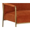 Sunpan Balford Dining Armchair Rust Arm