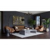 Sunpan Armani Armchair in Cognac Leather - Lifestyle 2